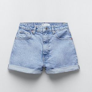Zara mom fit shorts